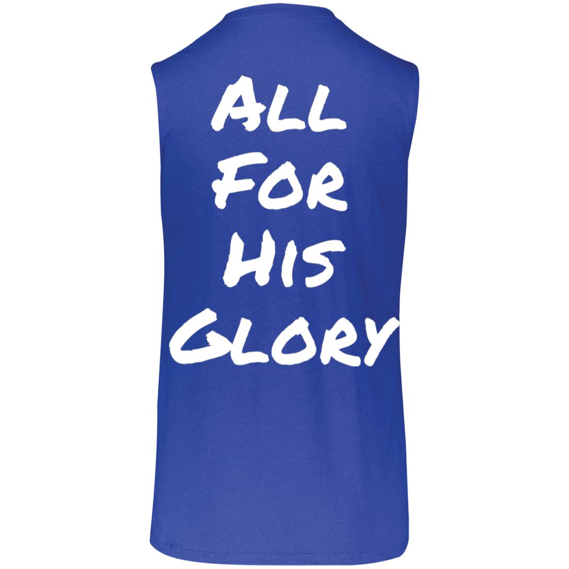 All For His Glory Dri-Power Sleeveless Muscle Tee