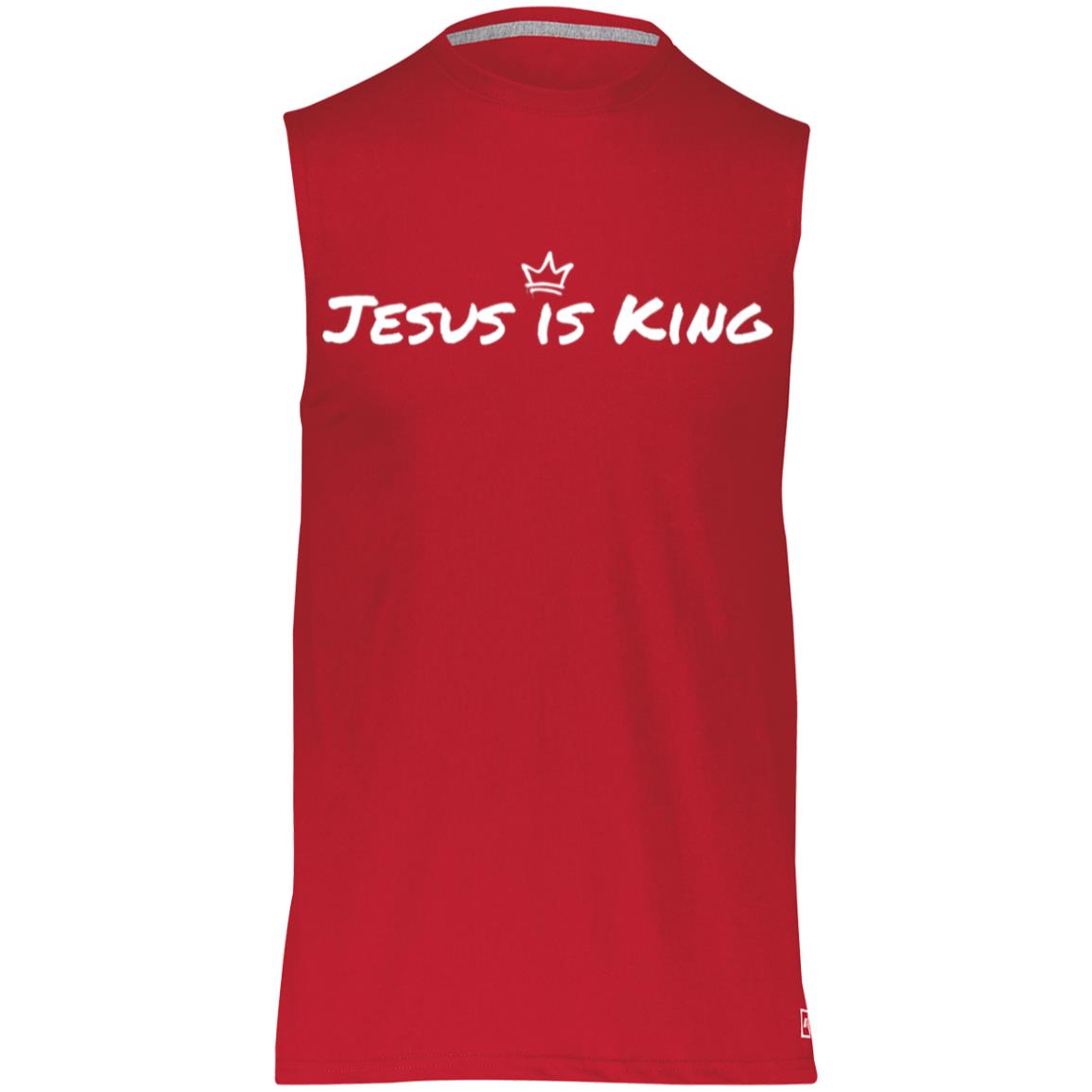 Jesus is King Dri-Power Sleeveless Muscle Tee