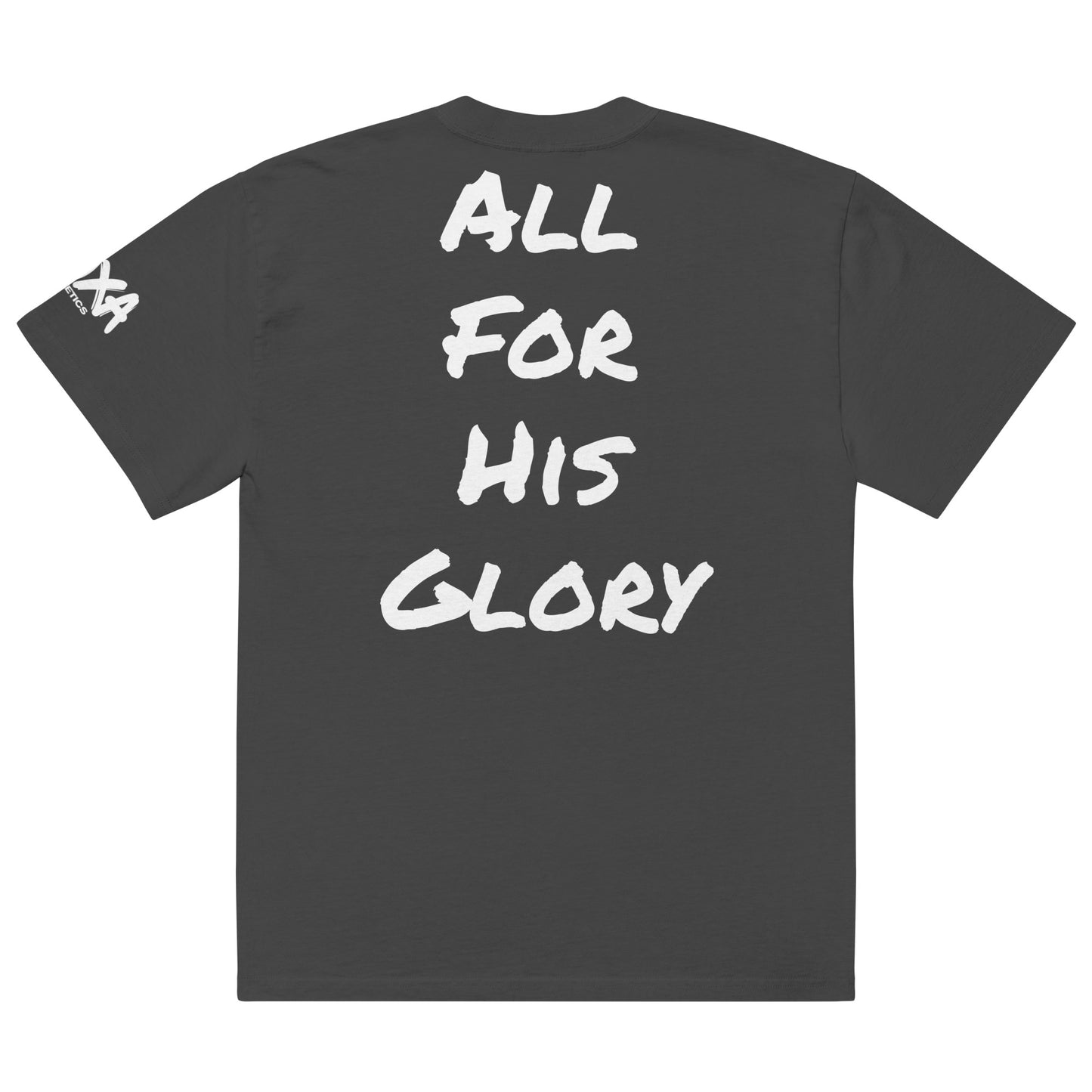 Crown All For His Glory Oversized 100% Cotton Pump Cover Grey